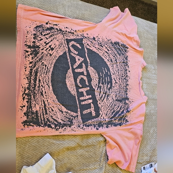 Catch It Salmon t-shirt oversized - Picture 1 of 2